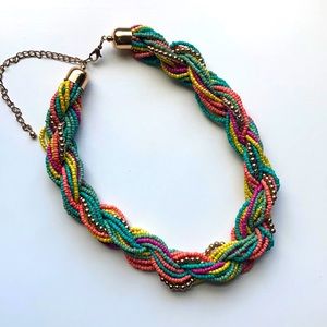 Multicolored beaded necklace